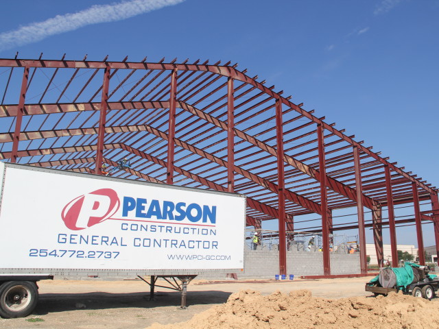 pearson building under construction